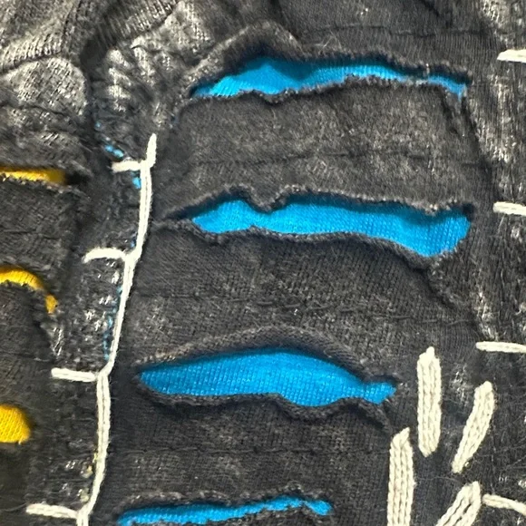 Agan Traders Colorful Embroidered Women's Jacket Medium YT7 - Picture 5 of 9